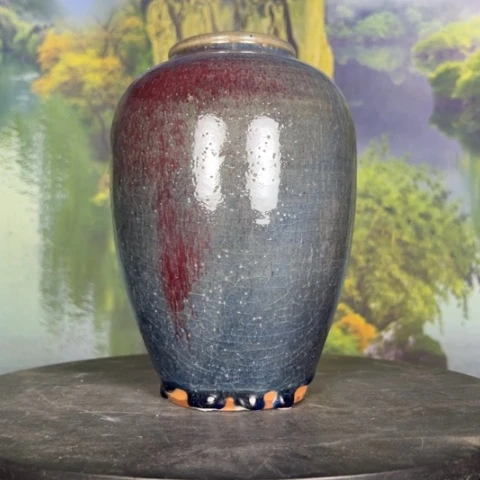 摆件旺犊泉钧窑作品
