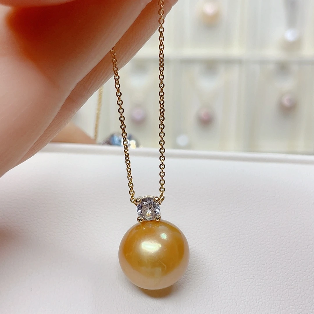 淡水珍珠吊坠(赠链)合金