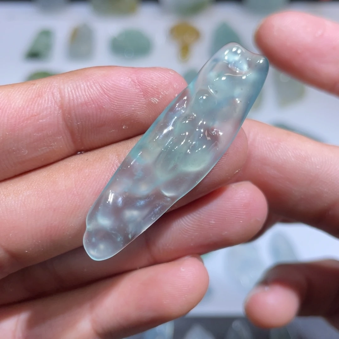 颈饰未镶嵌翡翠随形