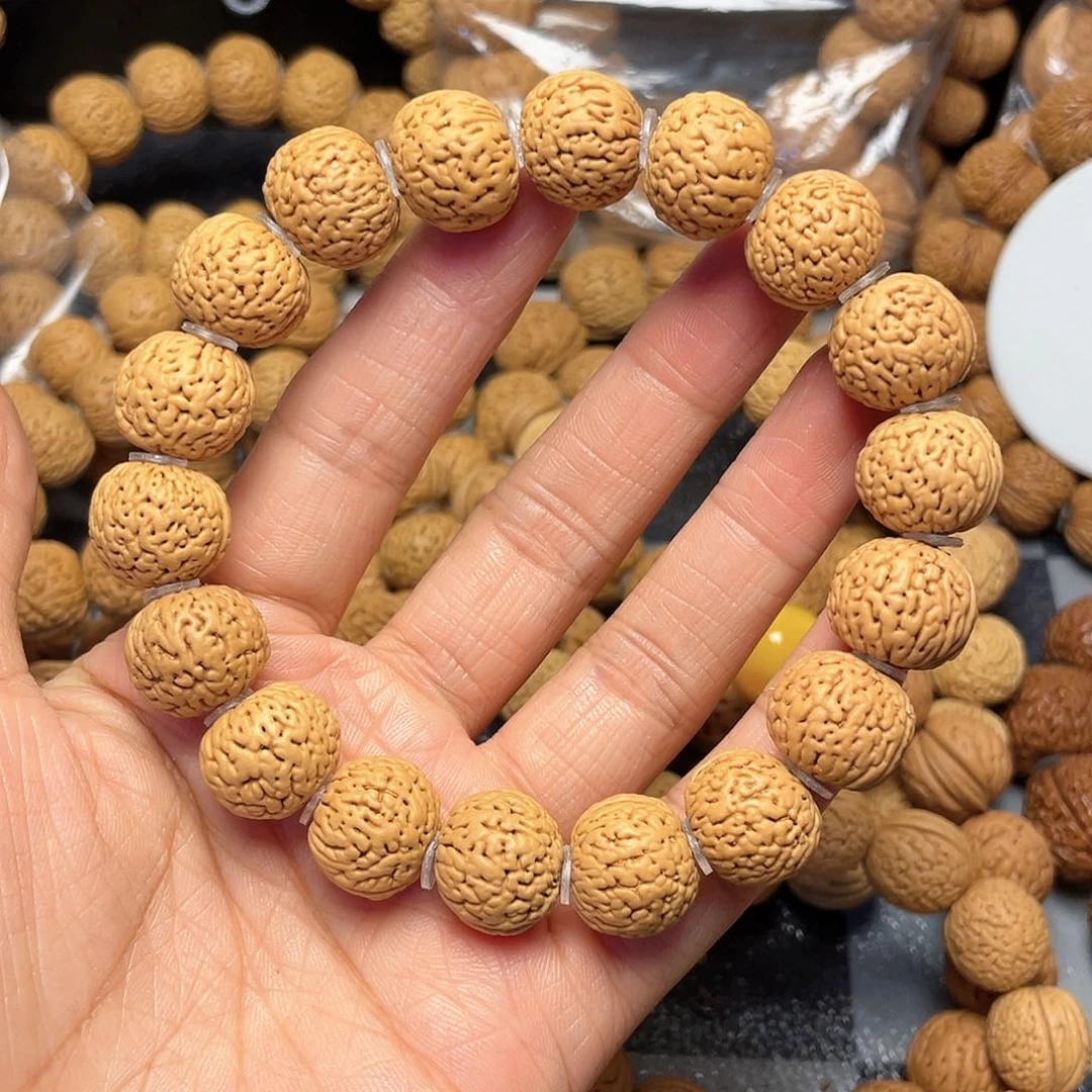 桃核手串超14.6蚂蚁柳叶手串