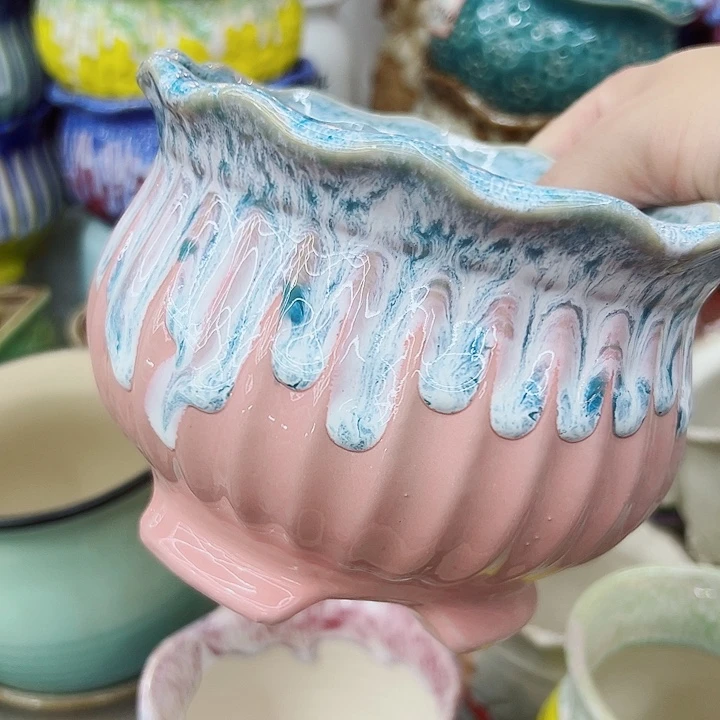 多肉植物陶瓷花盆9.99包邮