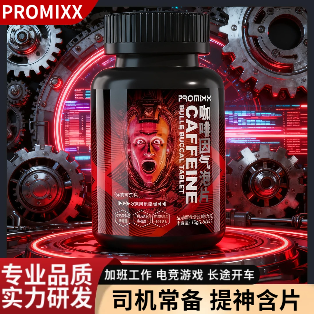 PROMIXX高因咖啡片加班熬夜糖果司机开车上课学习健身跑步含一片