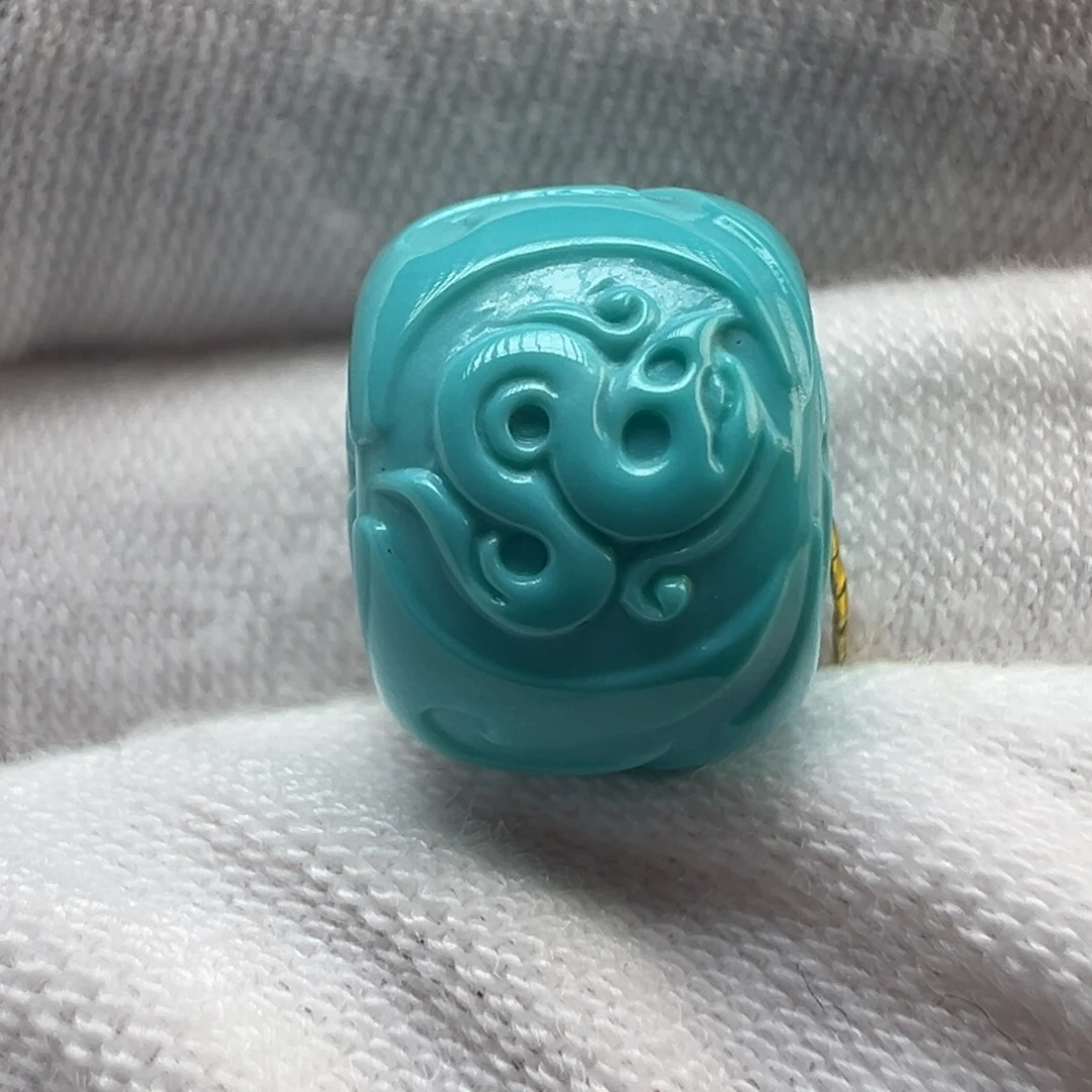 绿松石未镶嵌配饰11.8×9.1