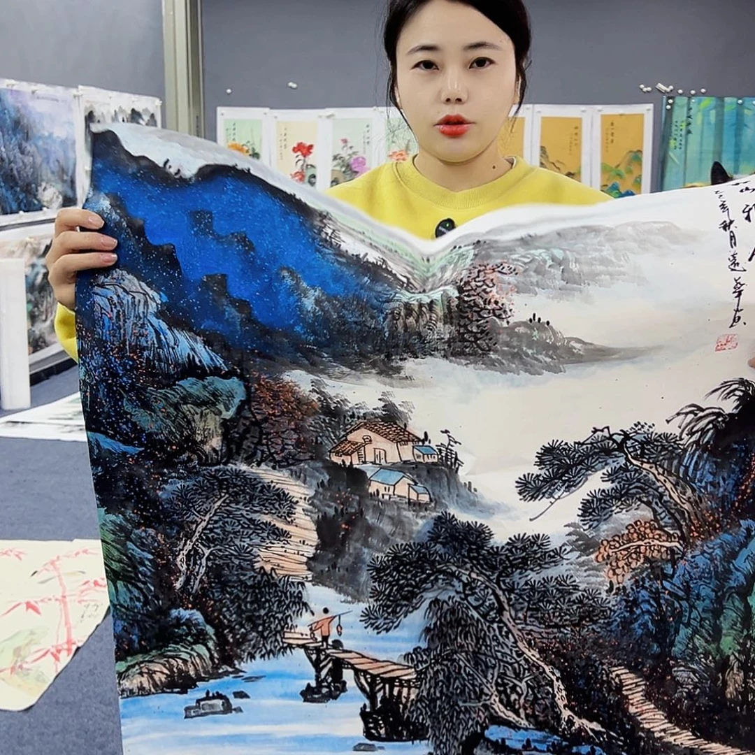 国画事事顺心如意万事如意万事