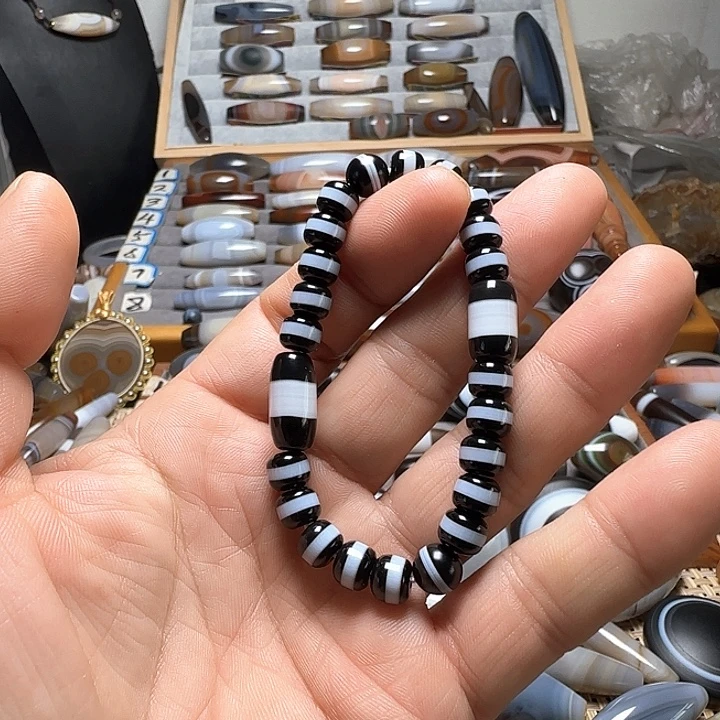玛瑙/玉髓合金手串