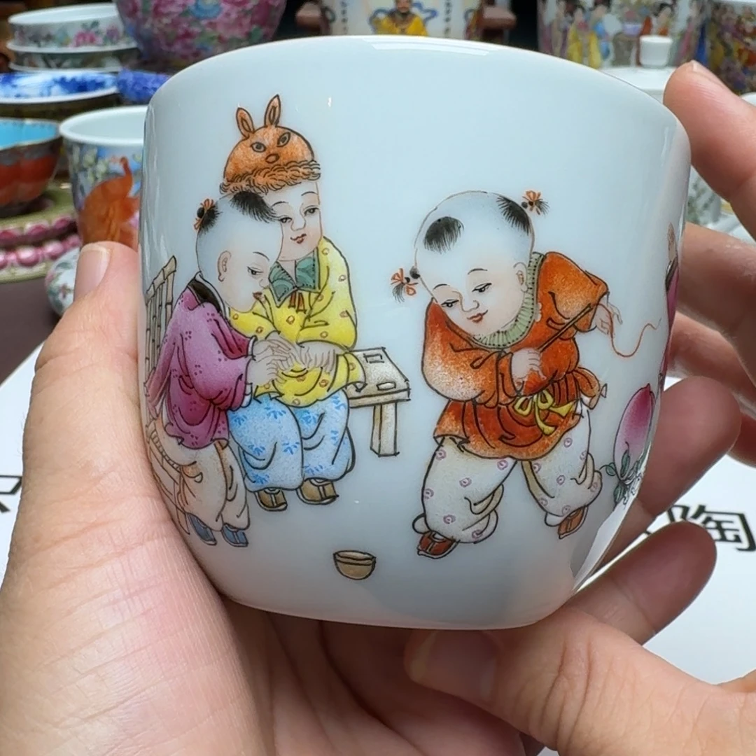 景德镇手工手绘展示