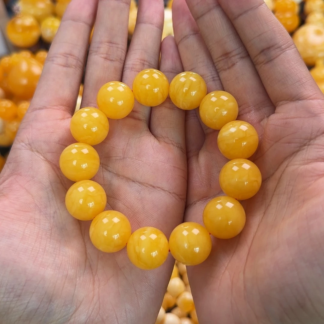 琥珀未镶嵌珠宝奇石17mm同料