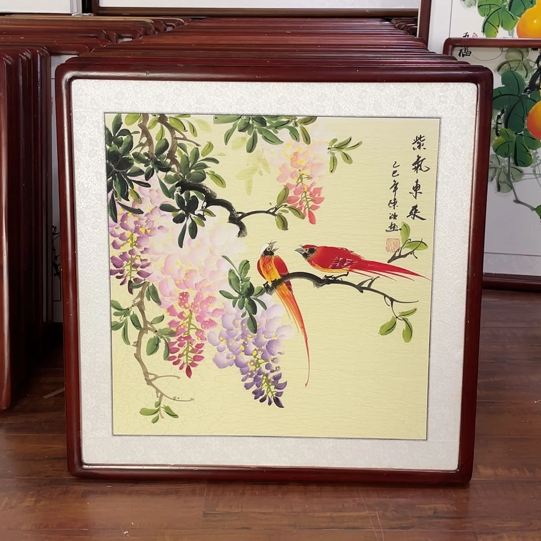 国画带框尺寸63*63厘米