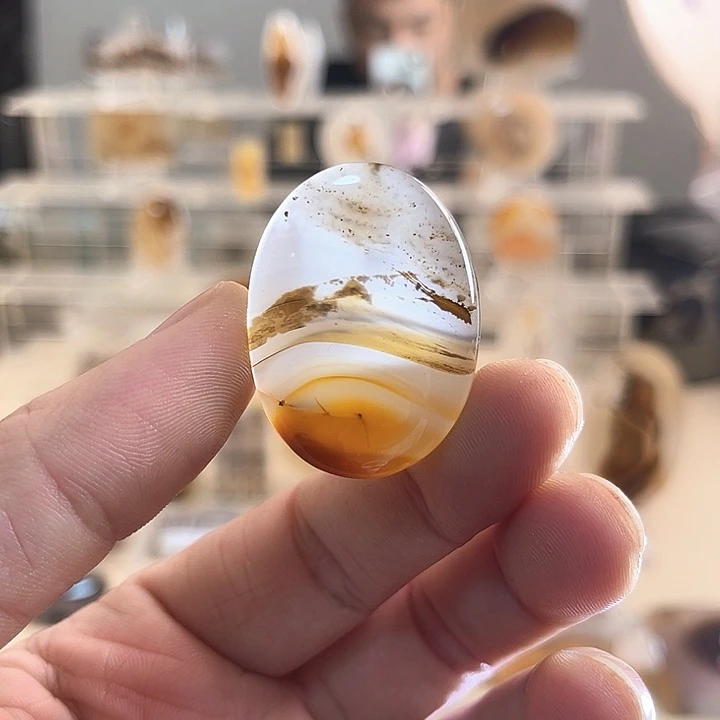 玛瑙/玉髓未镶嵌吊坠(不含链)