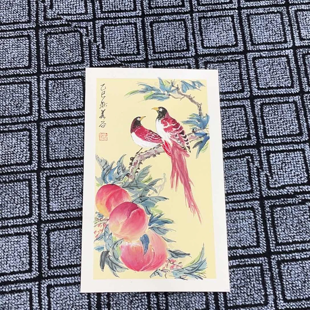 国画王胜利老师45/25卡纸冯