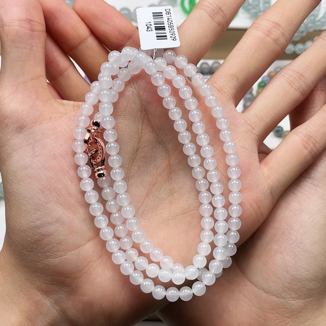 未镶嵌手串翡翠朱***?未镶嵌手链翡翠卡5