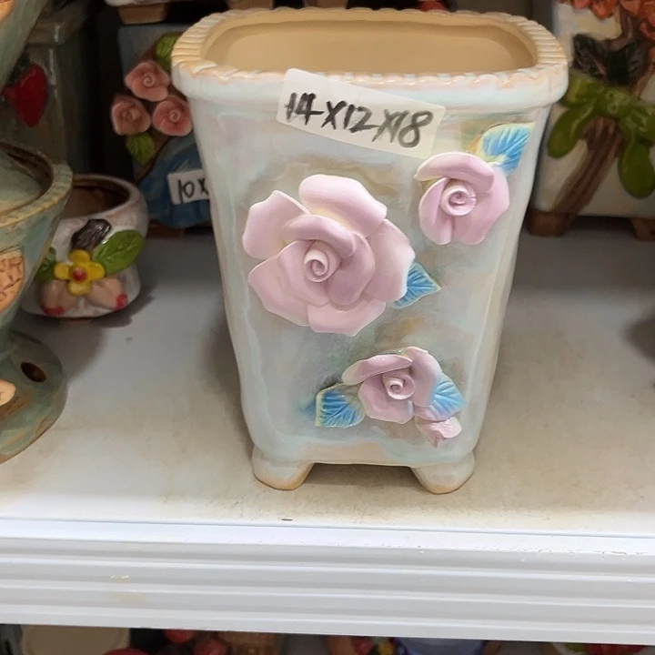 粗陶材质多肉花盆