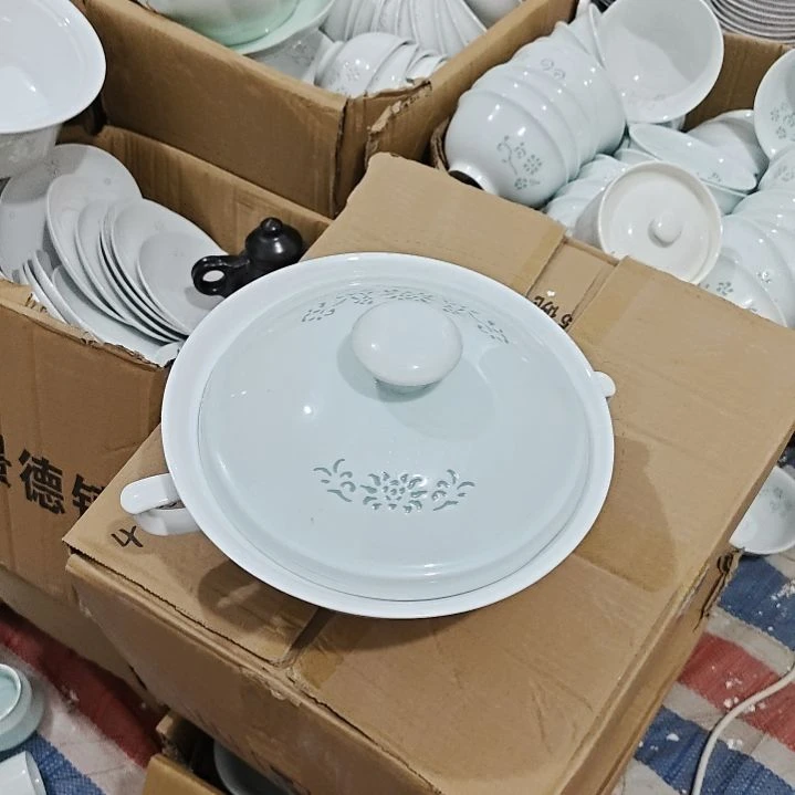 瓷景德镇青瓷玲珑煲一个微瑕疵