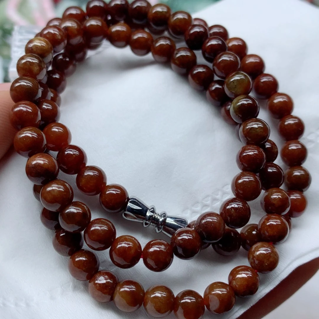 翡翠颈饰未镶嵌手串