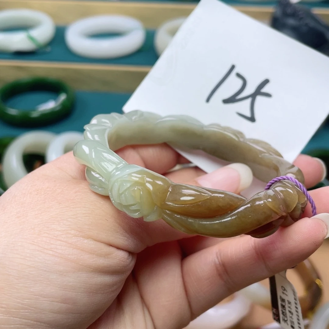 未镶嵌手镯和田玉圈口57