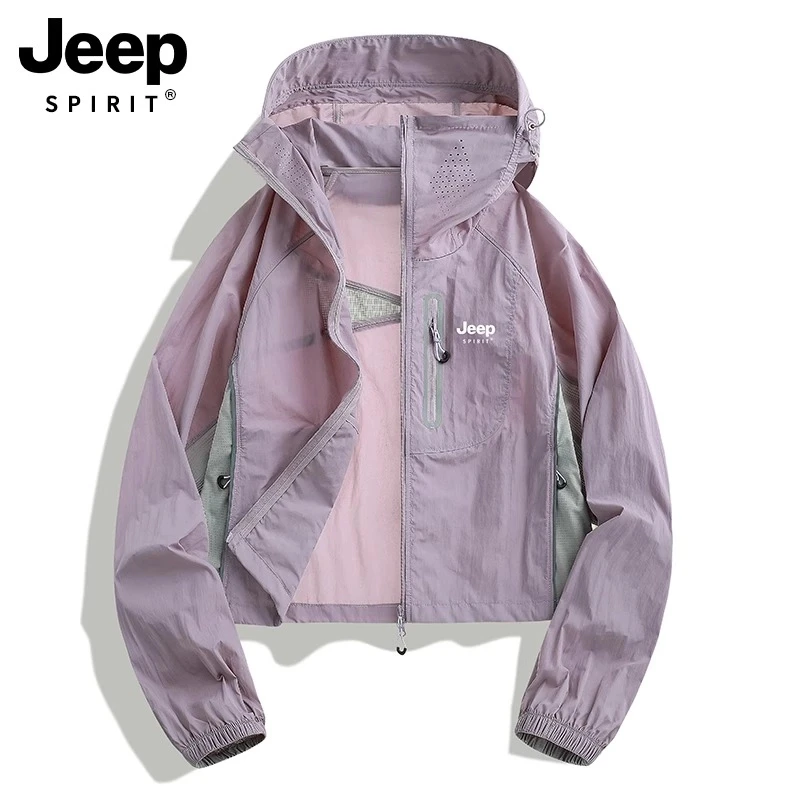 JEEP防晒衣男女款爆款2025新款正品夏季户外正规专业级防晒服外套