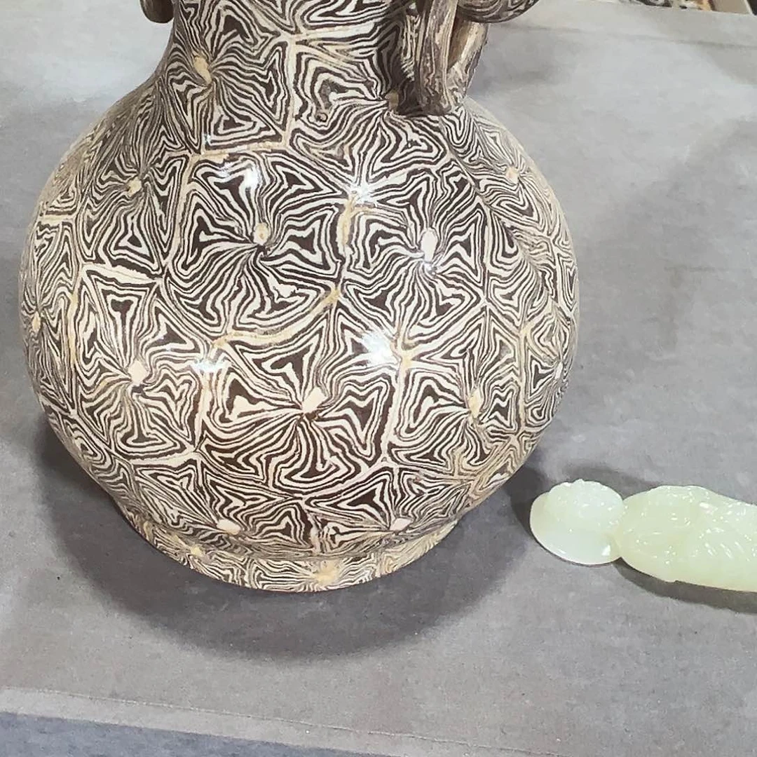 瓷片英****馆五大名窑瓷器摆件瓷片