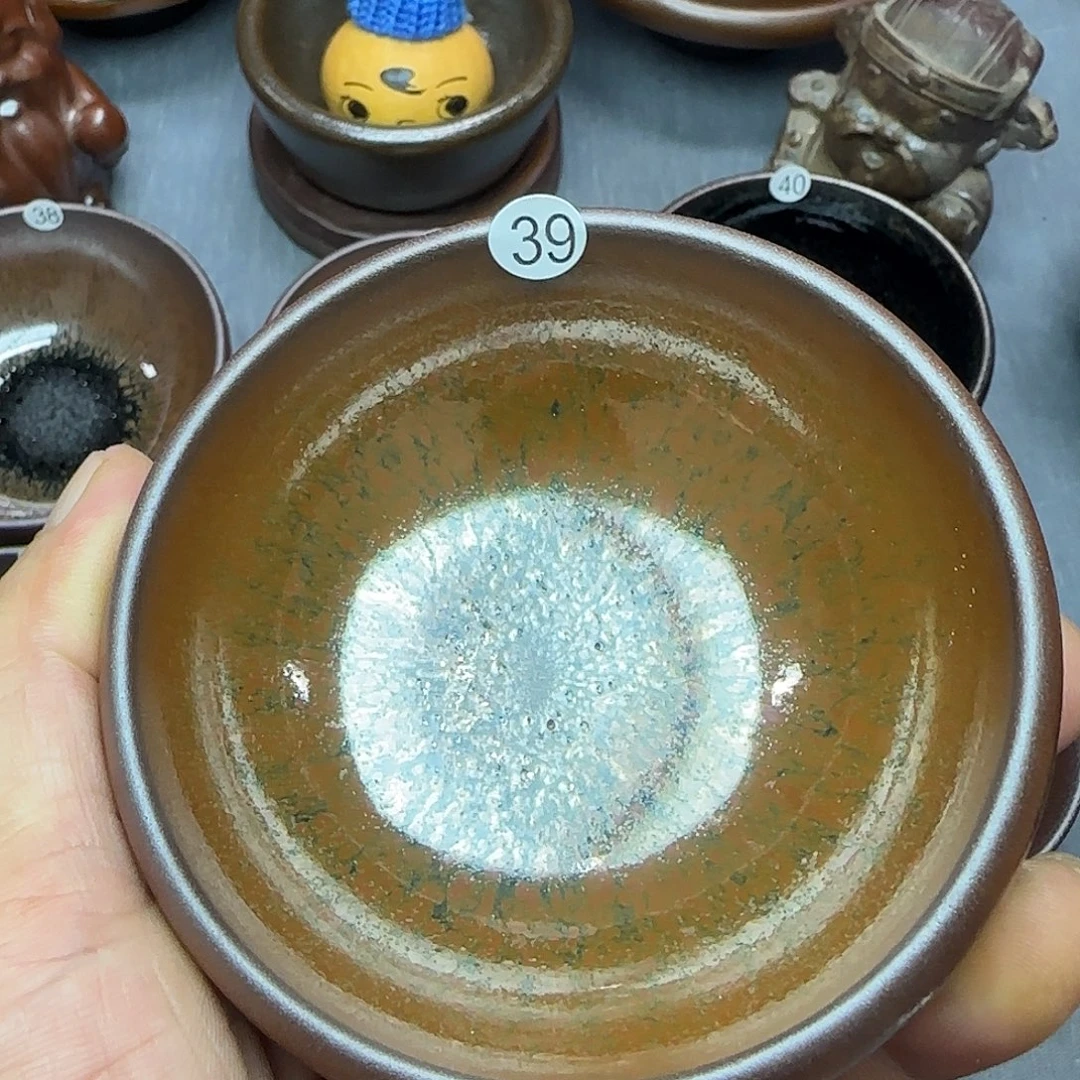 蜂***柜茶盏印春堂柴烧建盏