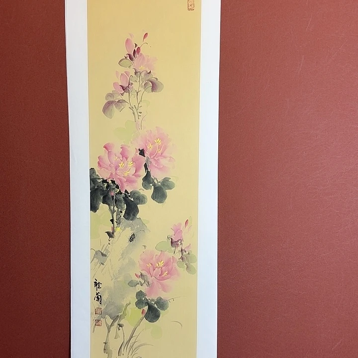 国画听兰老师花鸟