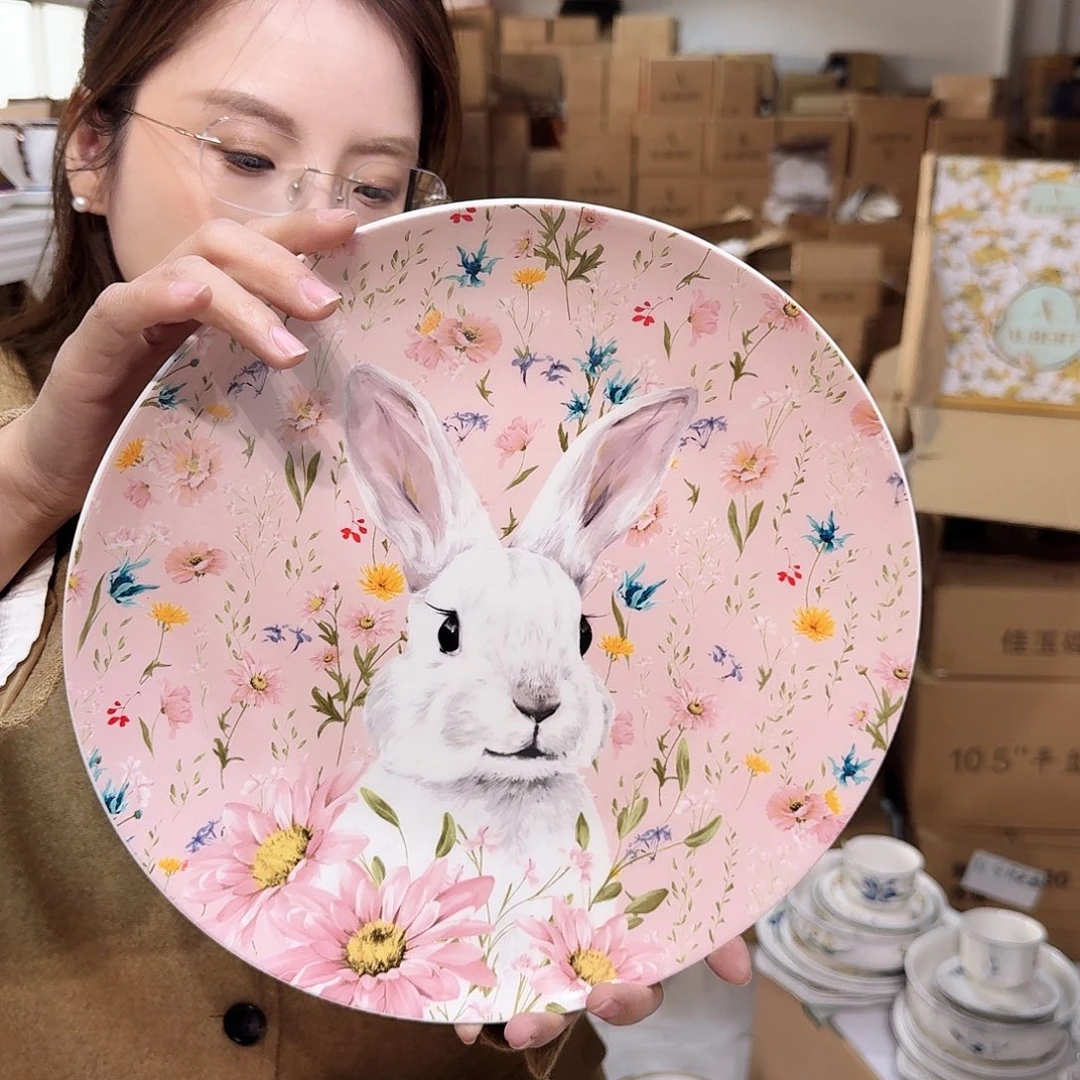 骨瓷12英寸平盘30.5cm一个