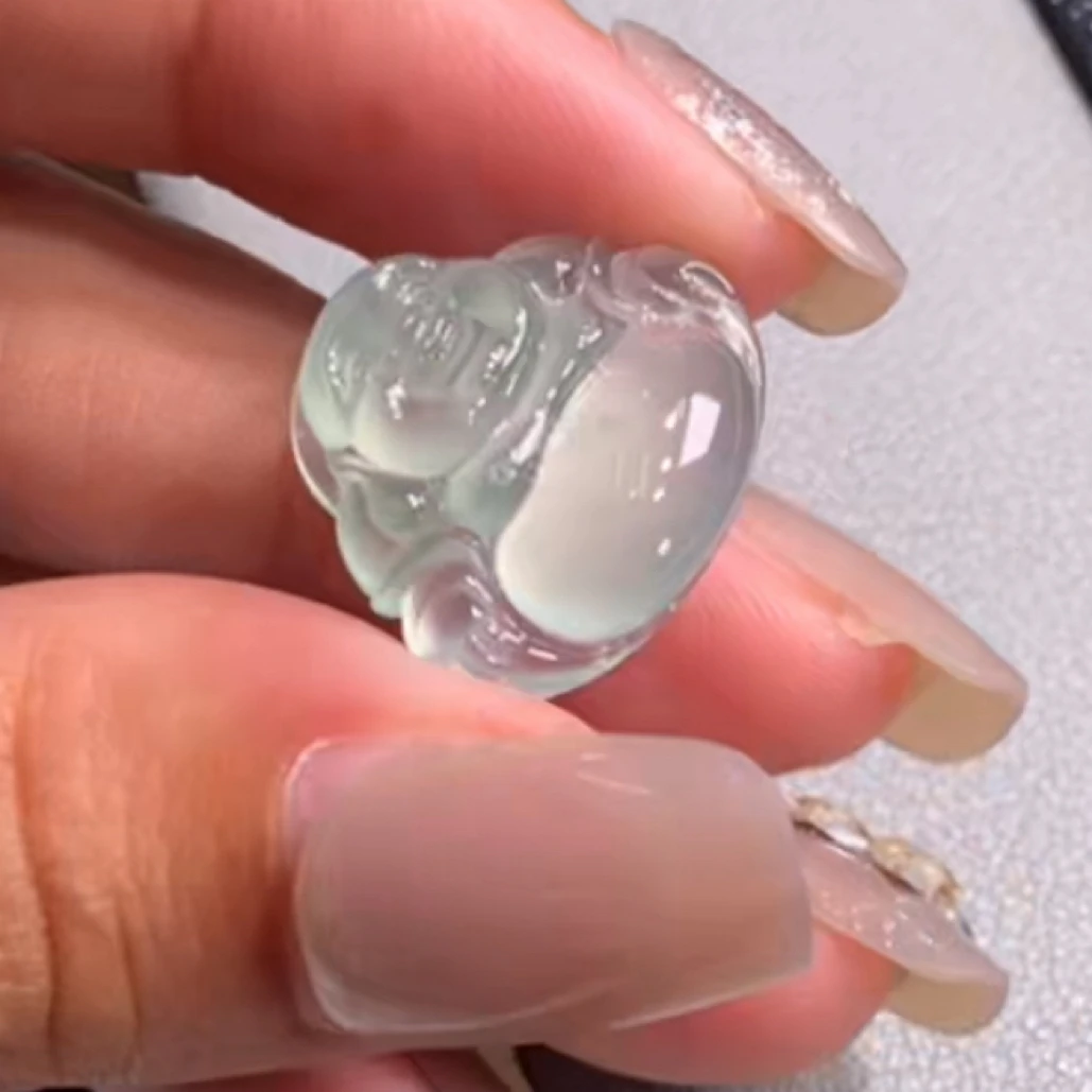 翡翠玻璃钢佛公637