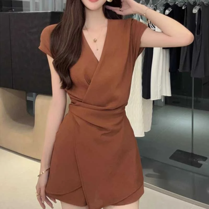 两件套2025夏季搭配一整套时尚炸街减龄收腰两件套装女D0779