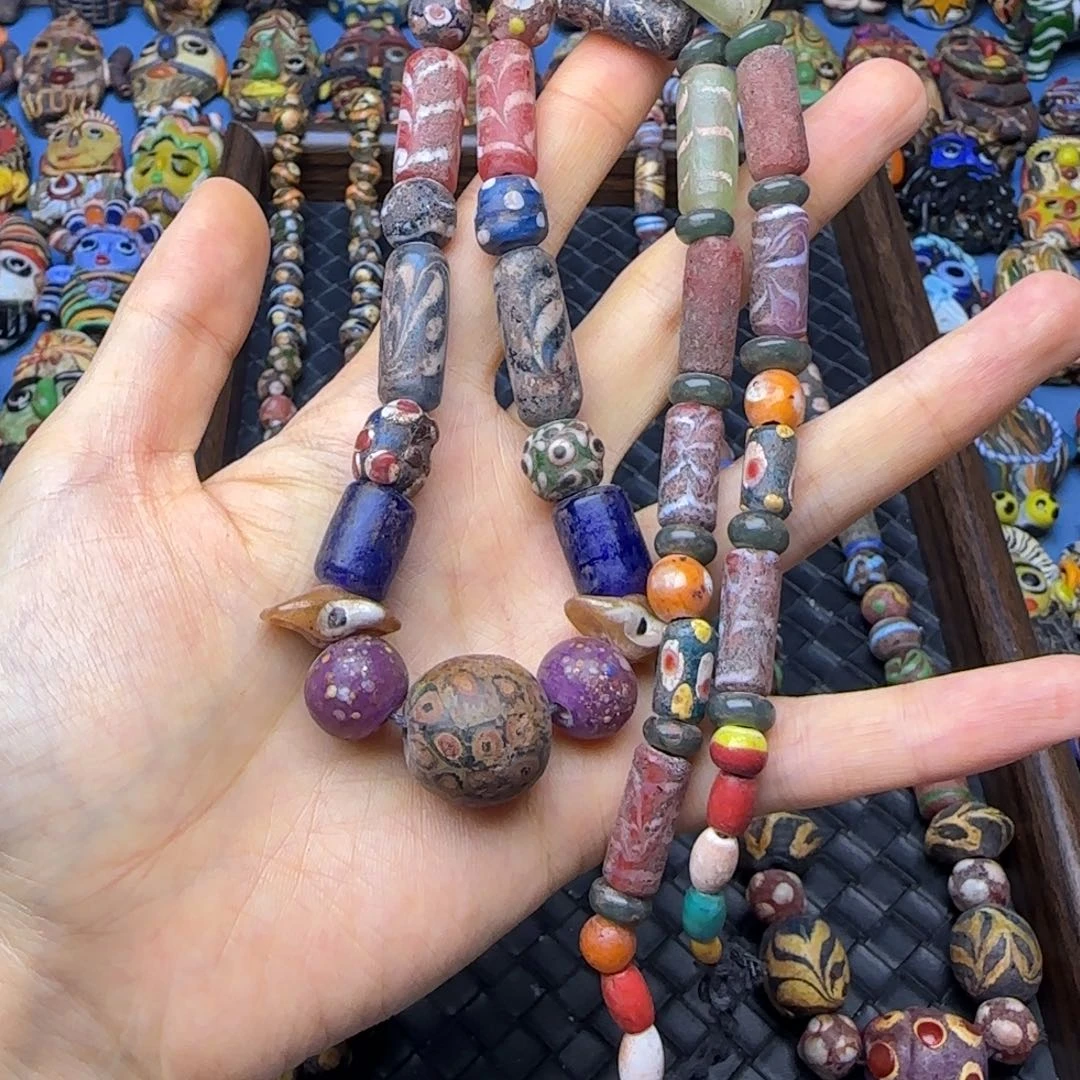 琉璃非金属玻璃颈饰链子一条