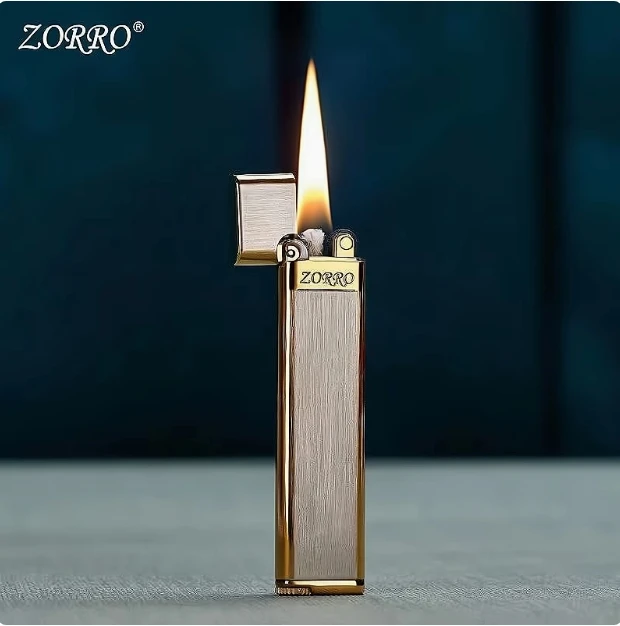 ZORRO纤巧镍标金标黑标 女用超薄轻小巧便携正品打火机Z668