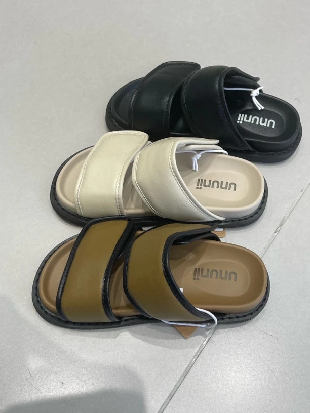 郭郭童品】un平底半拖凉鞋8233