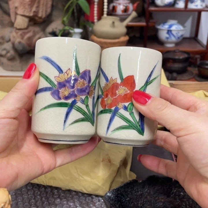 瓷中古工艺品摆件