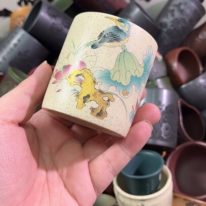 茶杯紫砂全手工紫砂主人杯