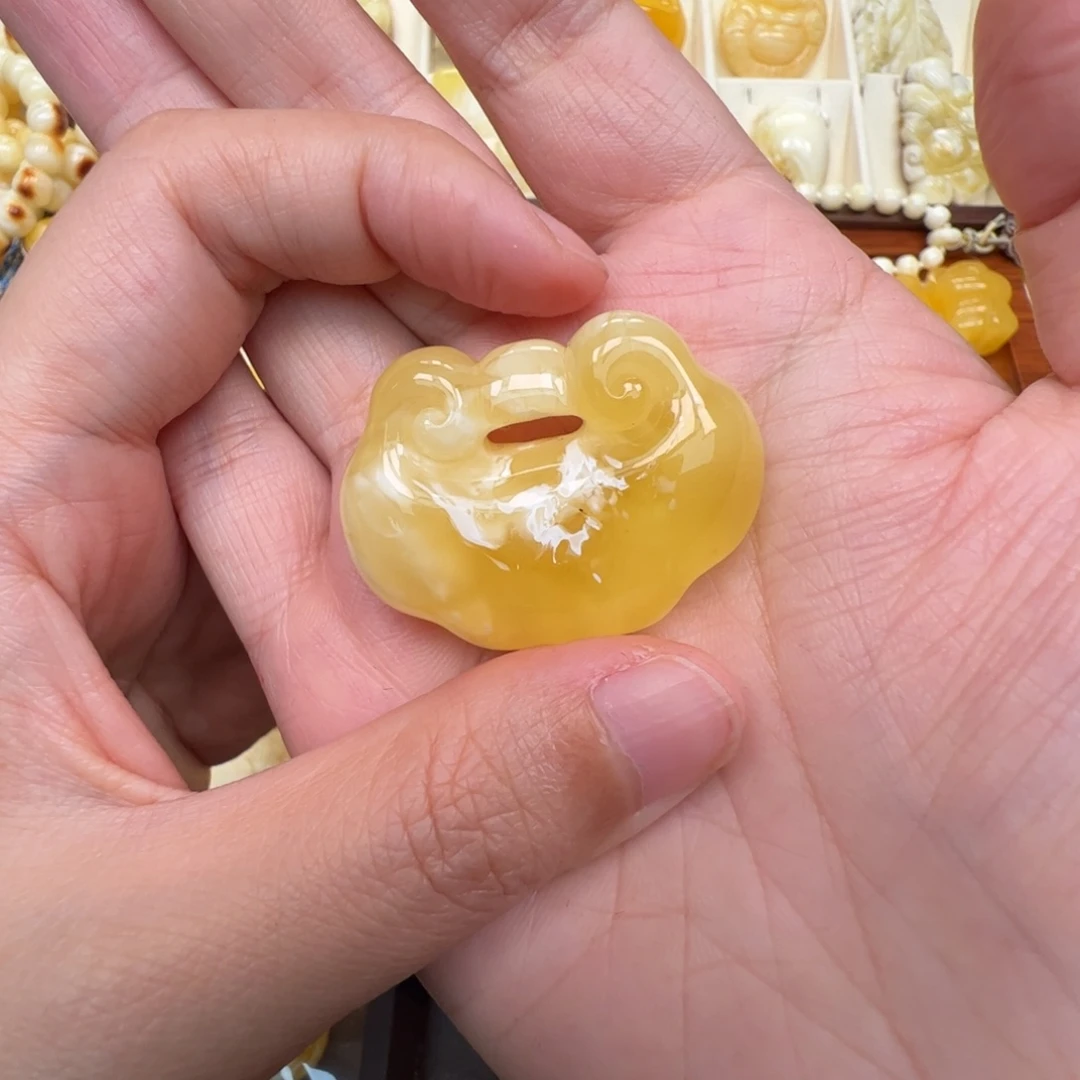 琥珀未镶嵌裸石蜜蜡