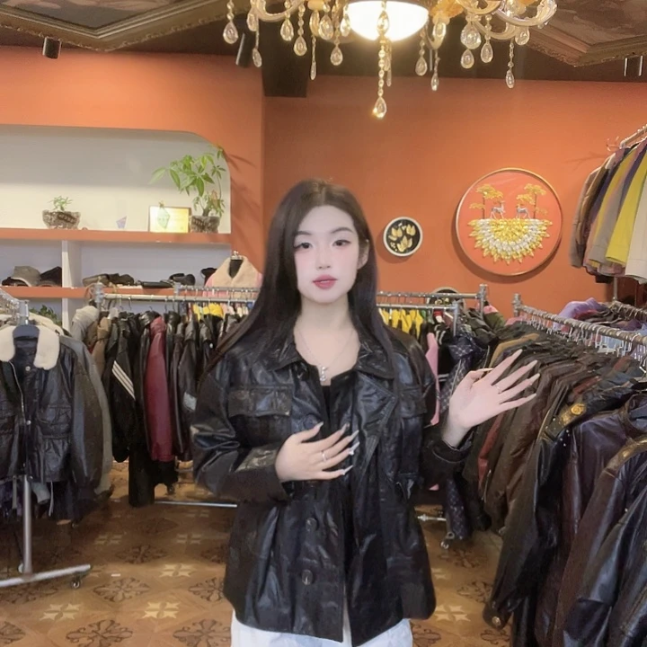 真皮牛皮外套259077