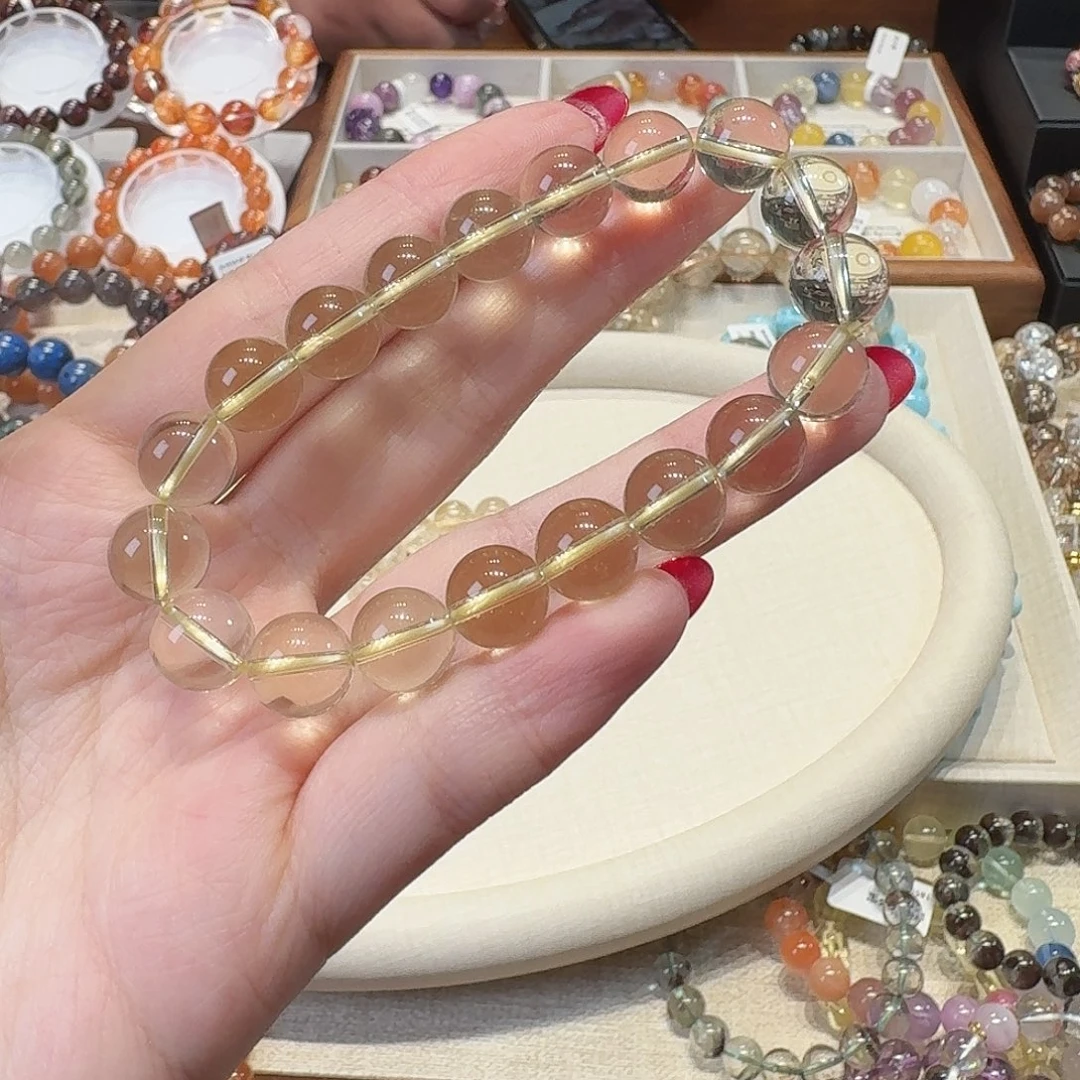 水晶手链未镶嵌柠檬黄