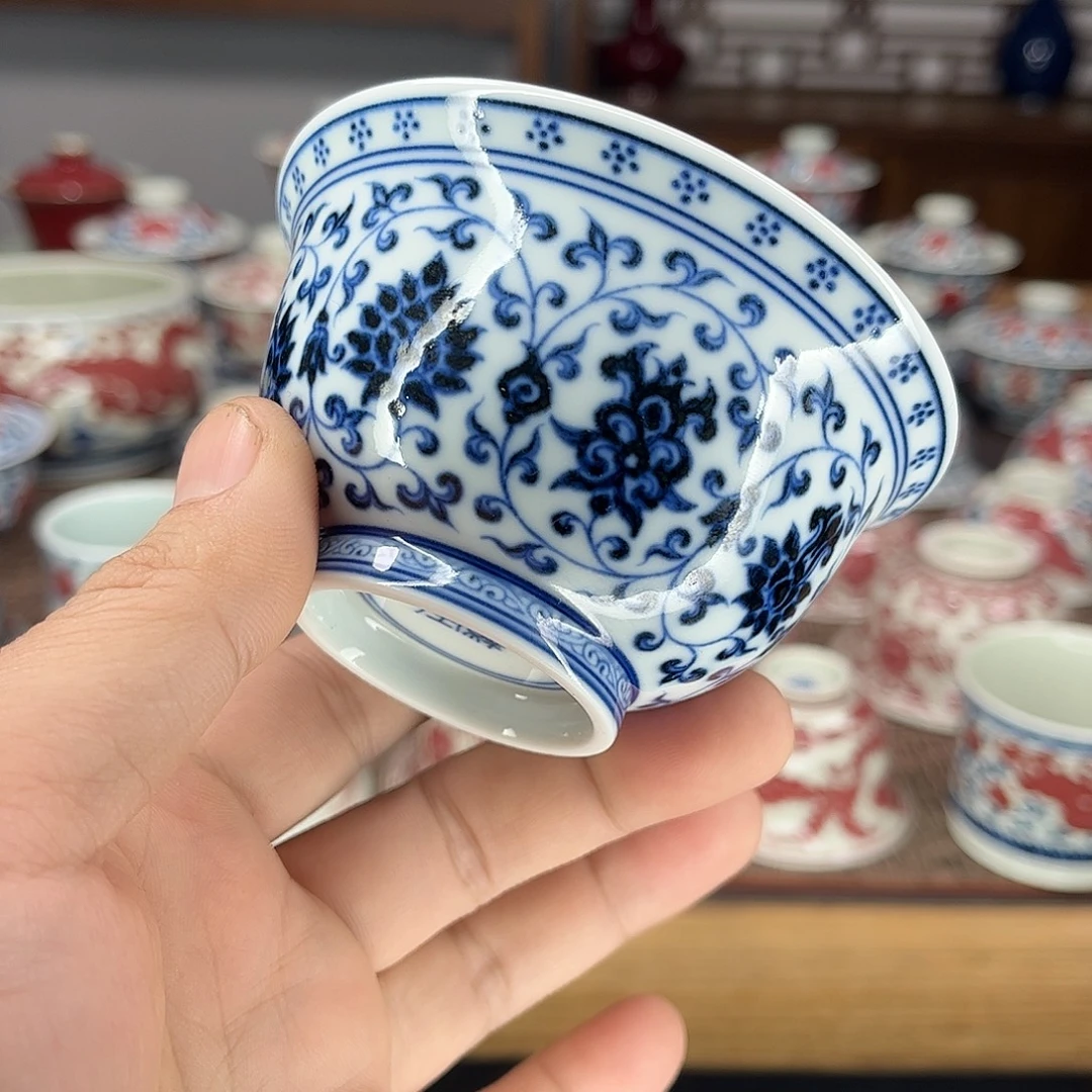 你***吗景德镇陶瓷青花釉里红