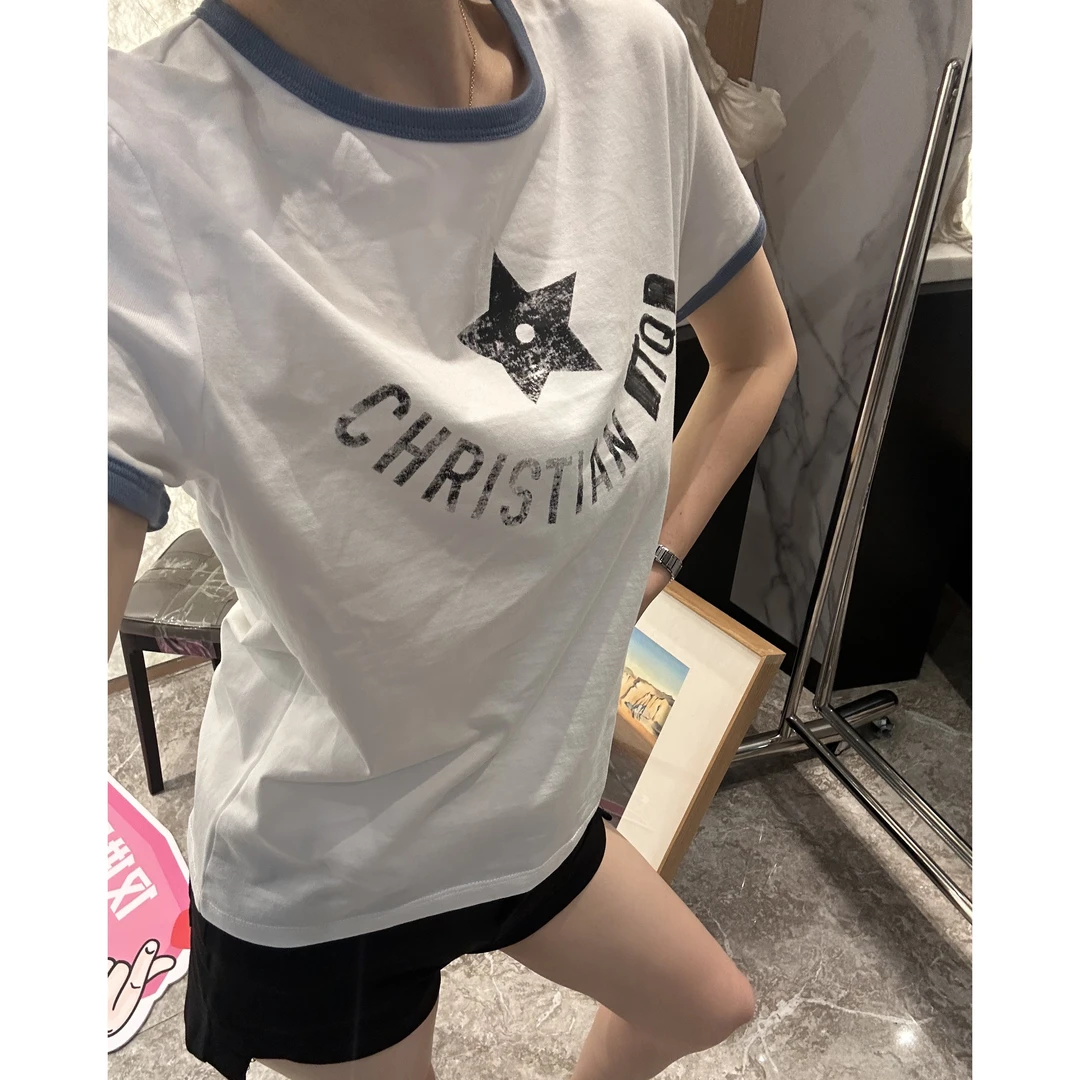 2025春夏新款 DD女士圆领短袖T恤衫（D12DD55DT01）