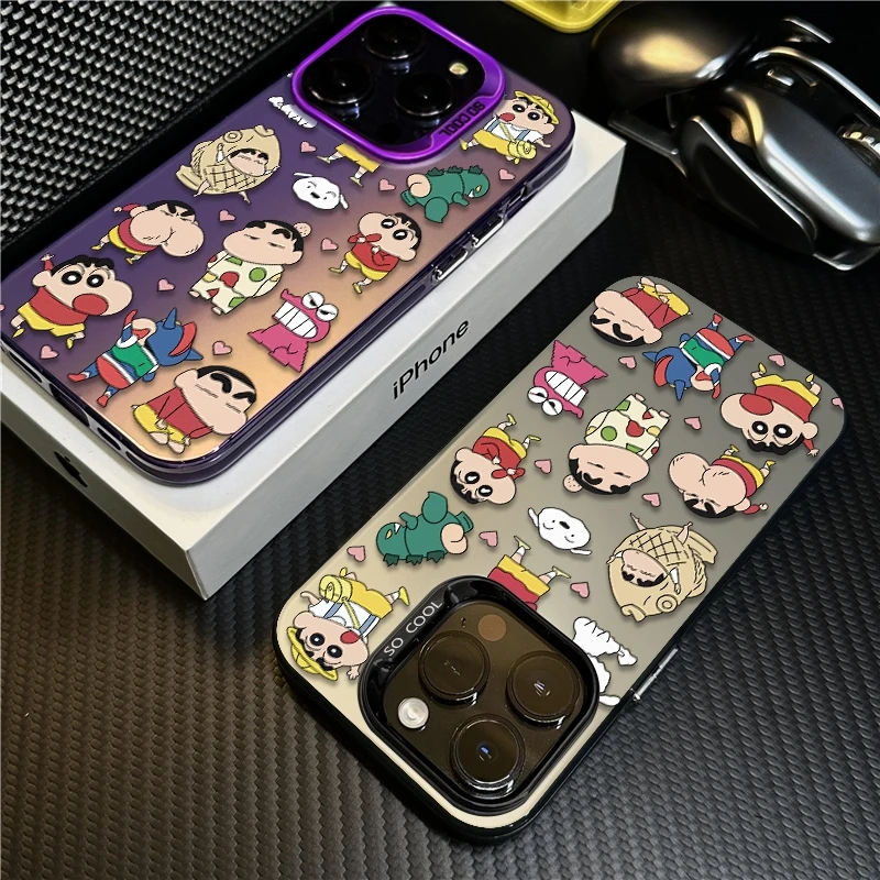 小新涂鸦适用苹果16promax手机壳iPhone15创意14保护套17卡通可爱