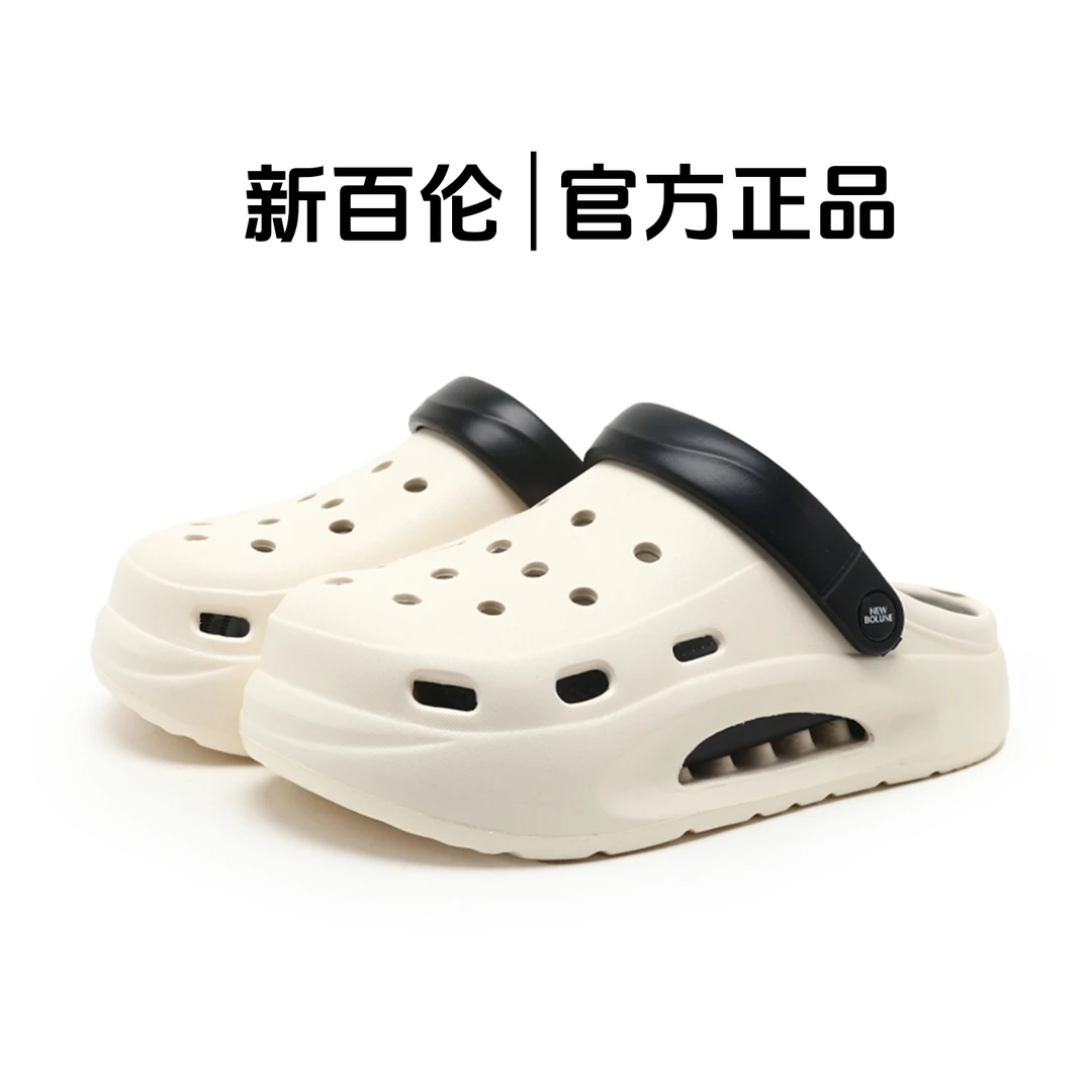 新百伦新款男女软底洞洞鞋时尚休闲情侣夏季外穿运动户外情侣拖鞋