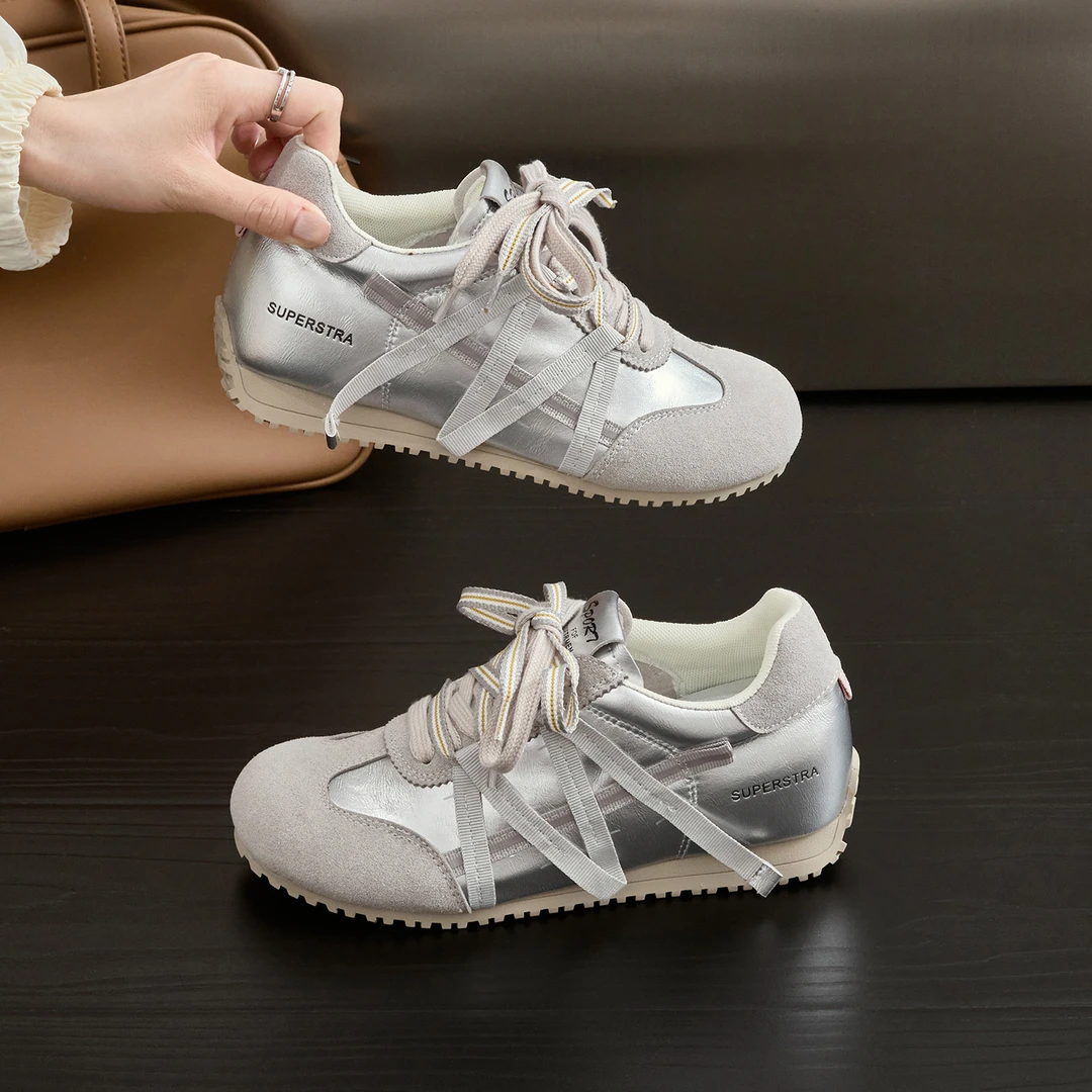 【32码起】2025秋季小码德训鞋时尚休闲写运动百搭阿甘鞋女ins潮