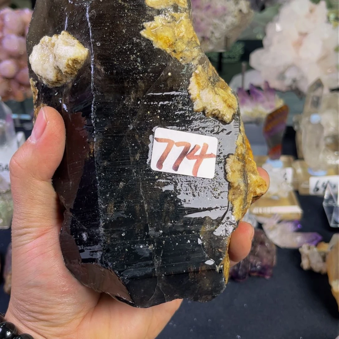 水晶天然水晶家居摆件未镶嵌心****镜