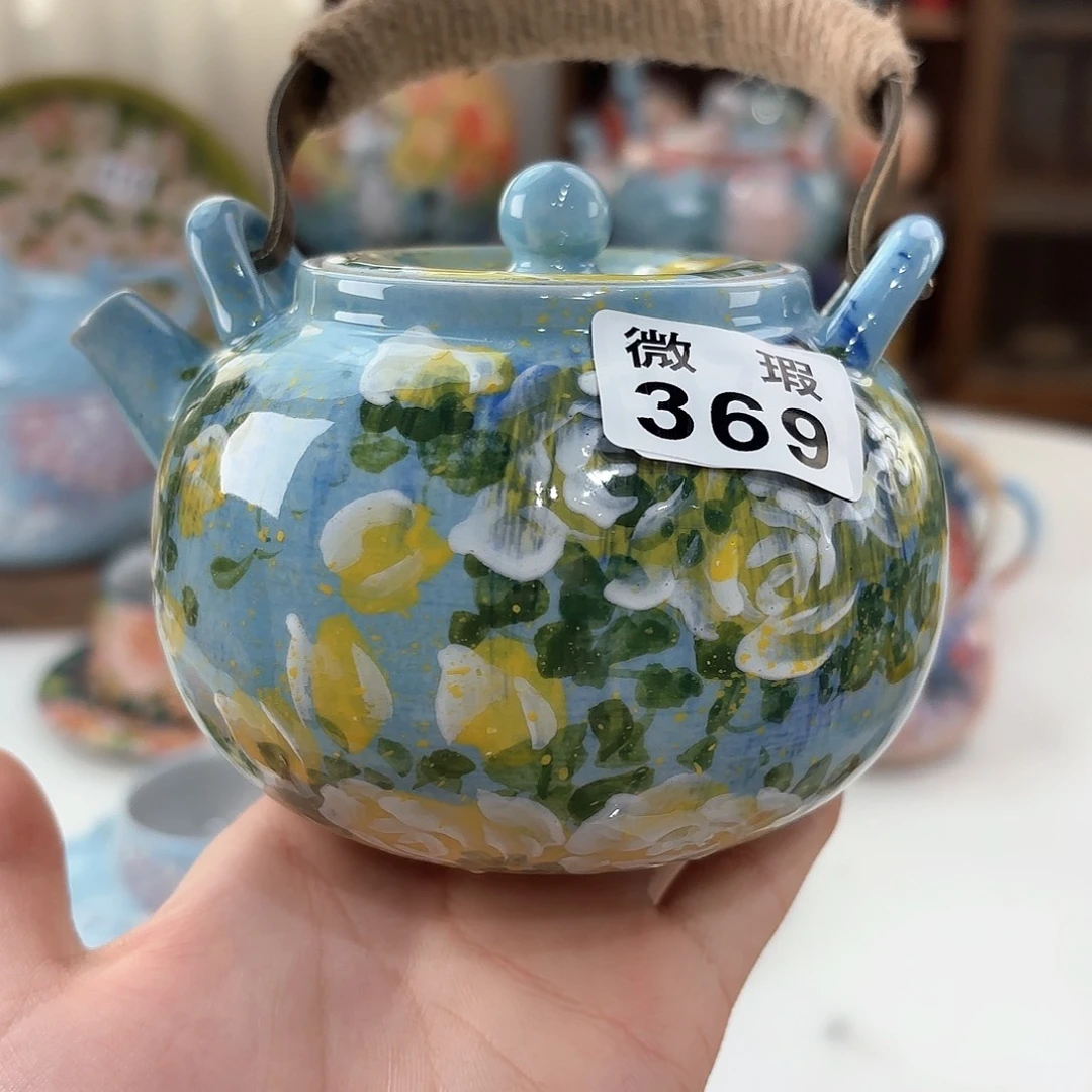 小***妃景德镇手绘高温釉下彩陶瓷茶具