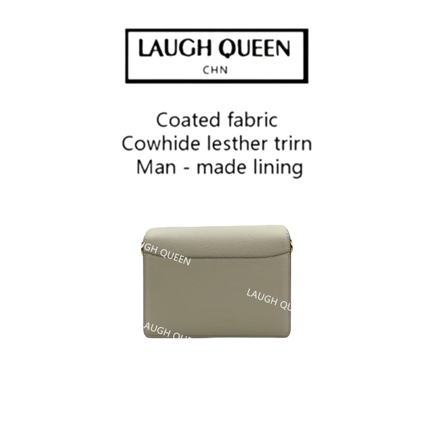 Laugh Queen手工打造真皮女士新款包 10583 白色棕色 猪鼻子