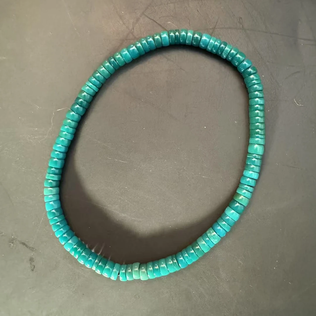 【竞拍】绿松单圈手串 LU0401-L1