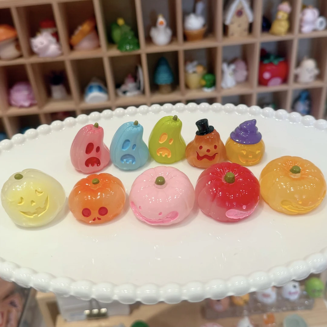 【夜光南瓜】 立体树脂DIY摆件