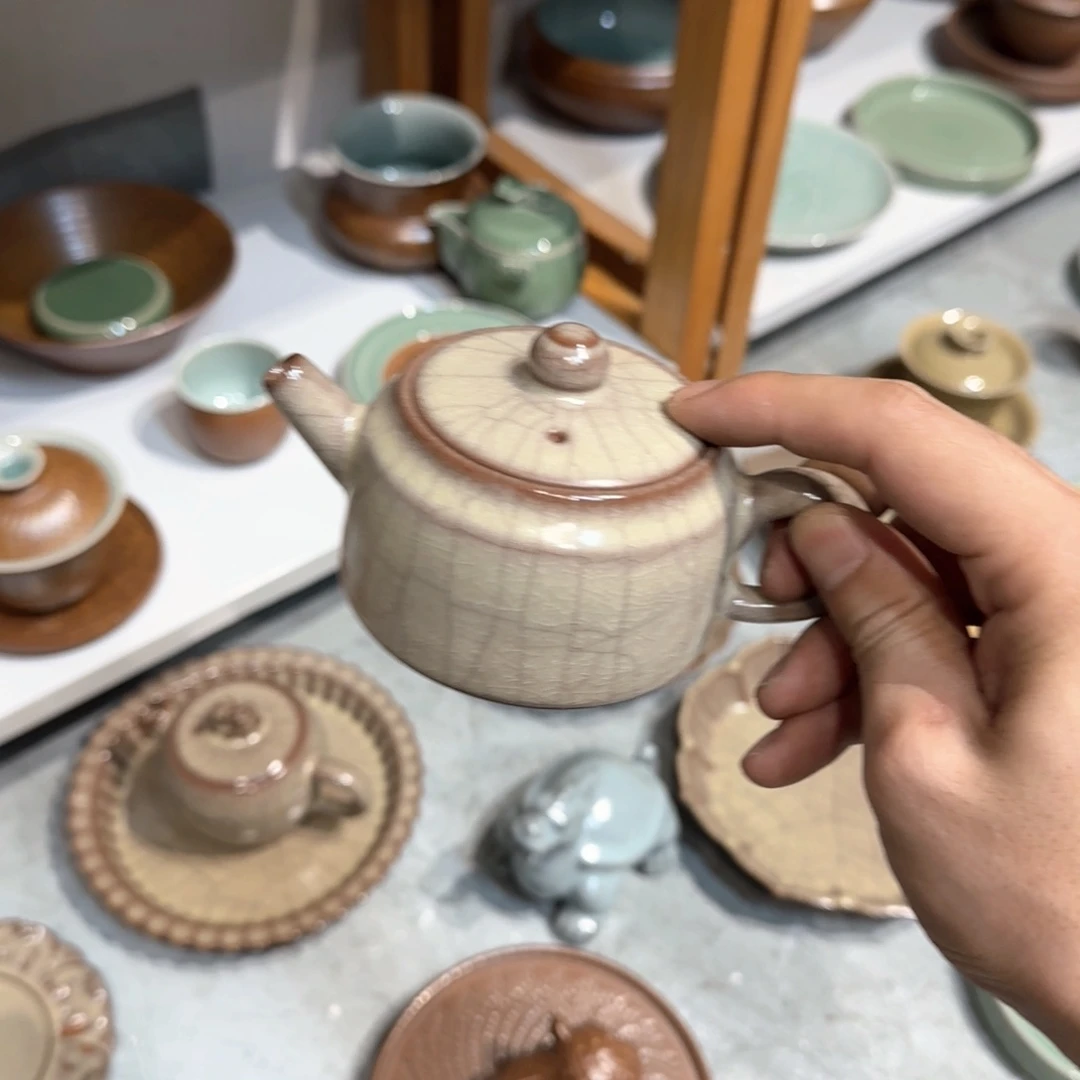 小金茶具青瓷茶器