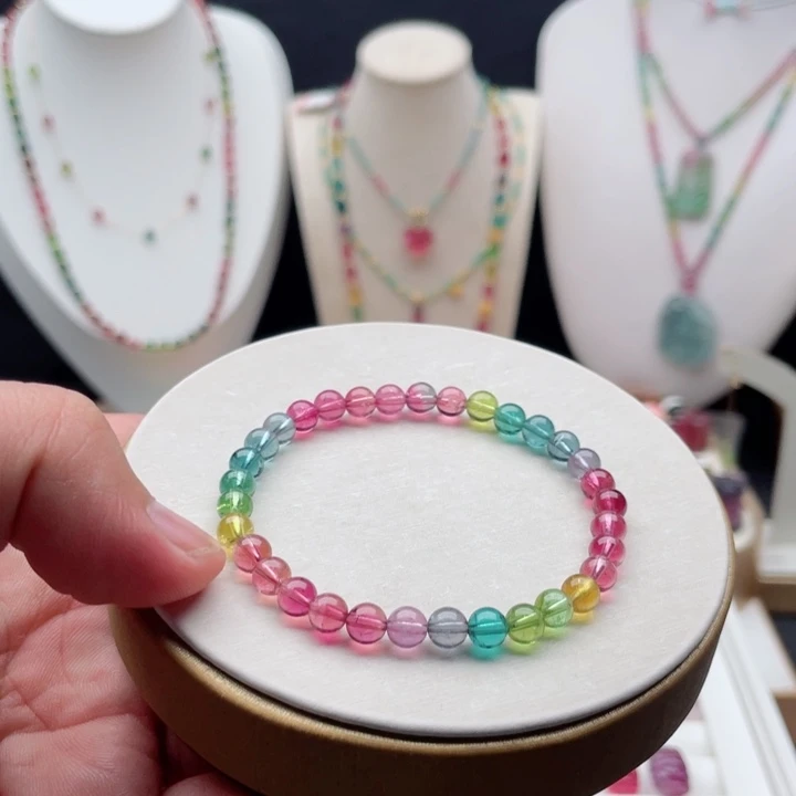 未镶嵌手链碧玺碧玺手链