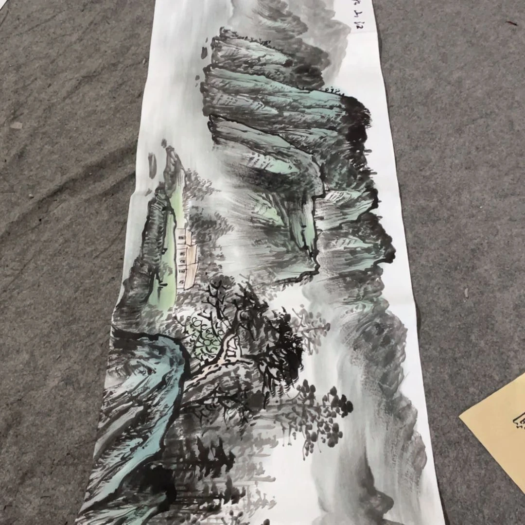 国画国画作品画心一张