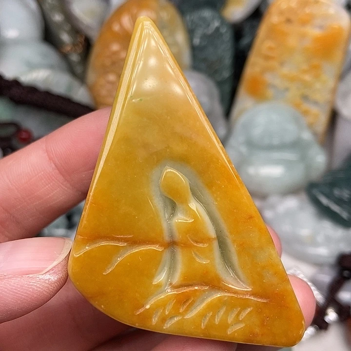 颈饰未镶嵌翡翠翡翠
