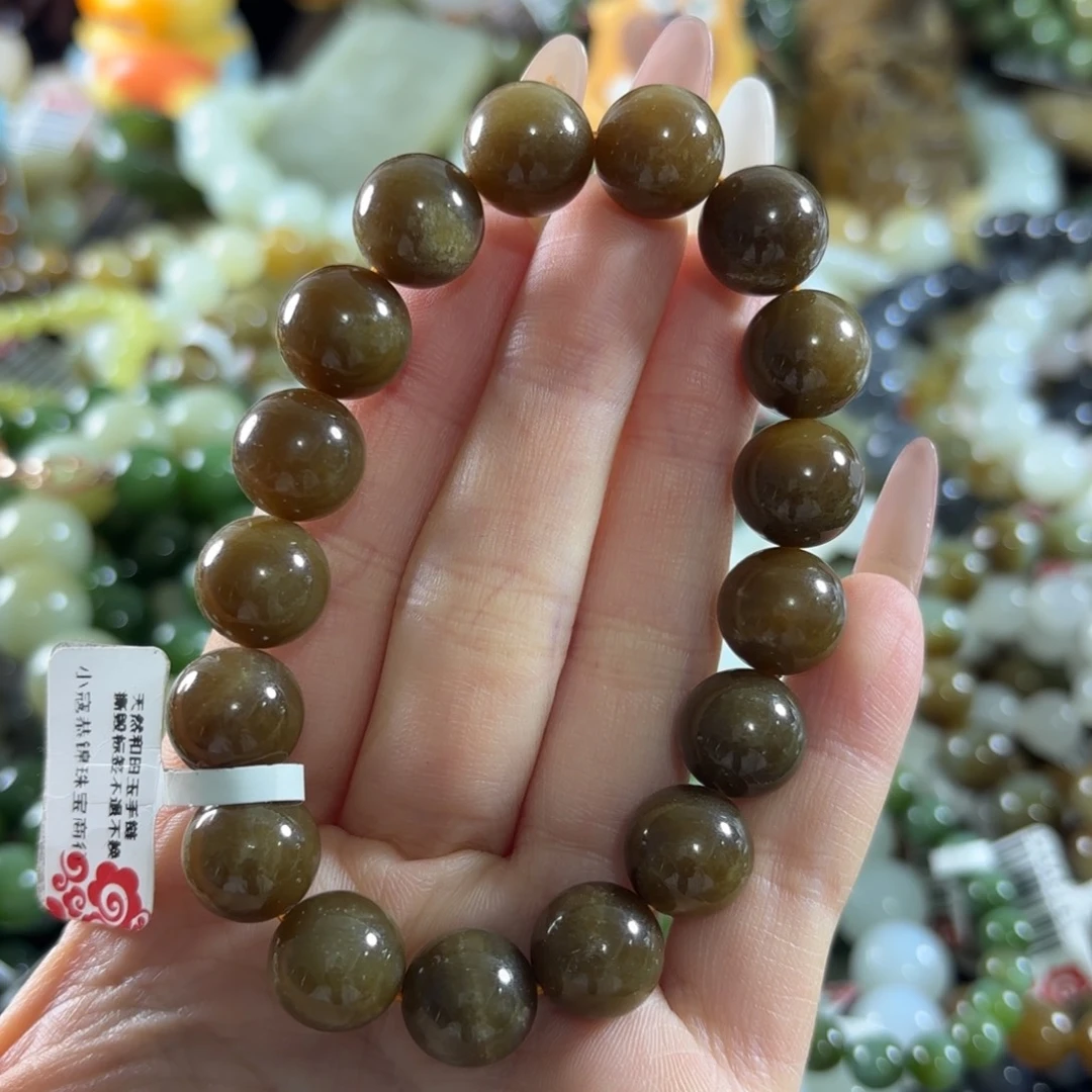 和田玉未镶嵌手链38