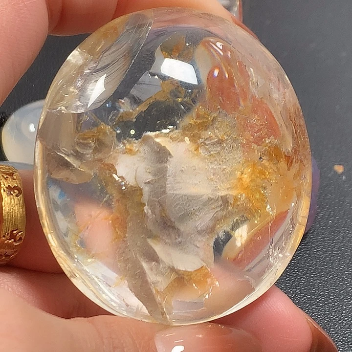 水晶吊坠(不含链)未镶嵌伟*